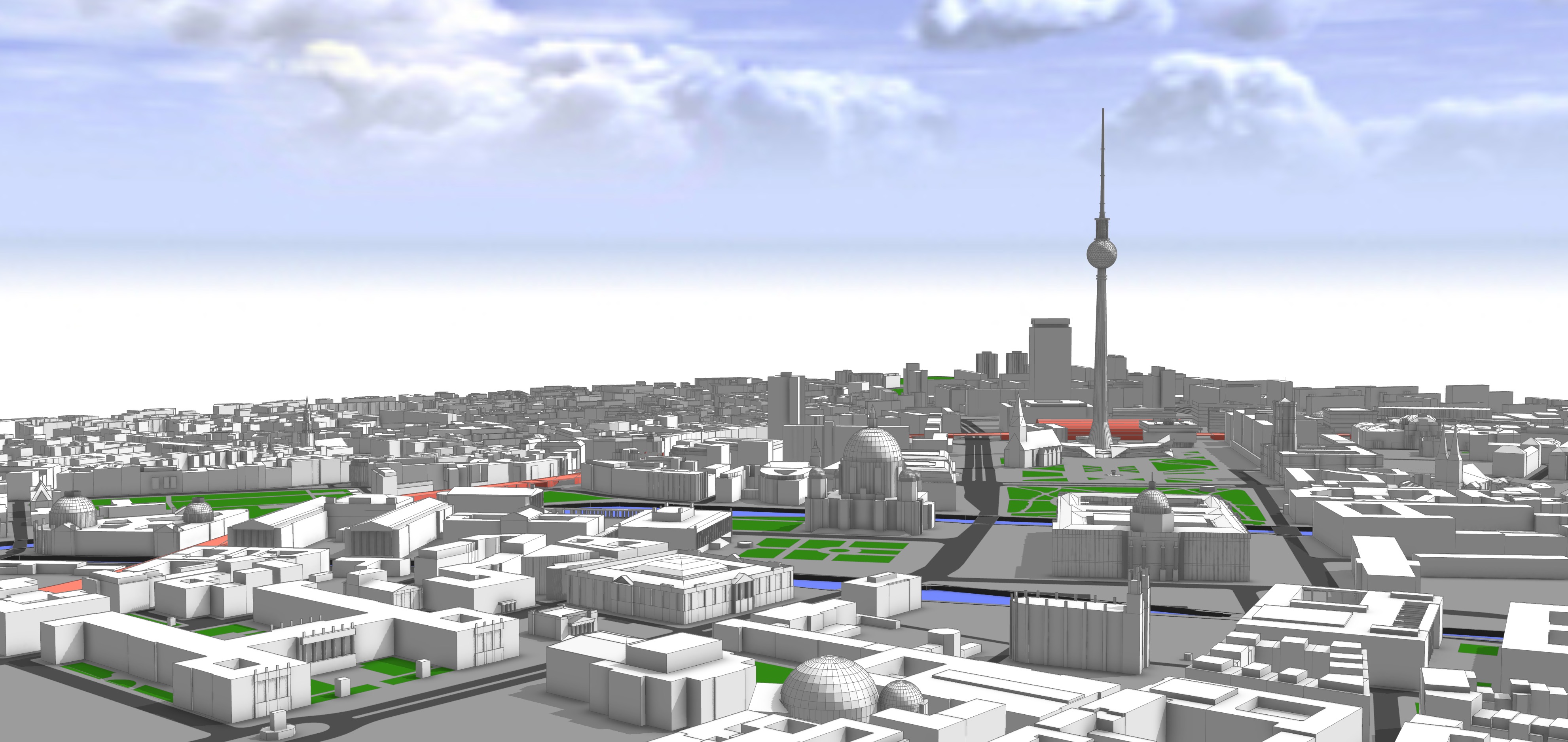 CityEngine 3D Building Models of Berlin Mitte