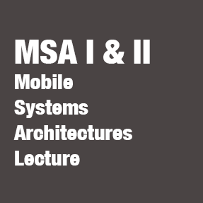 Mobile Systems Architectures Lecture